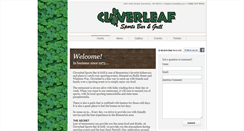 Desktop Screenshot of cloverleafsbg.com